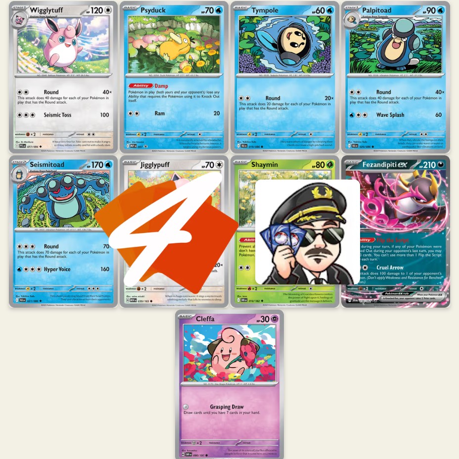 Wigglytuff fixes the Seismitoad Round deck!